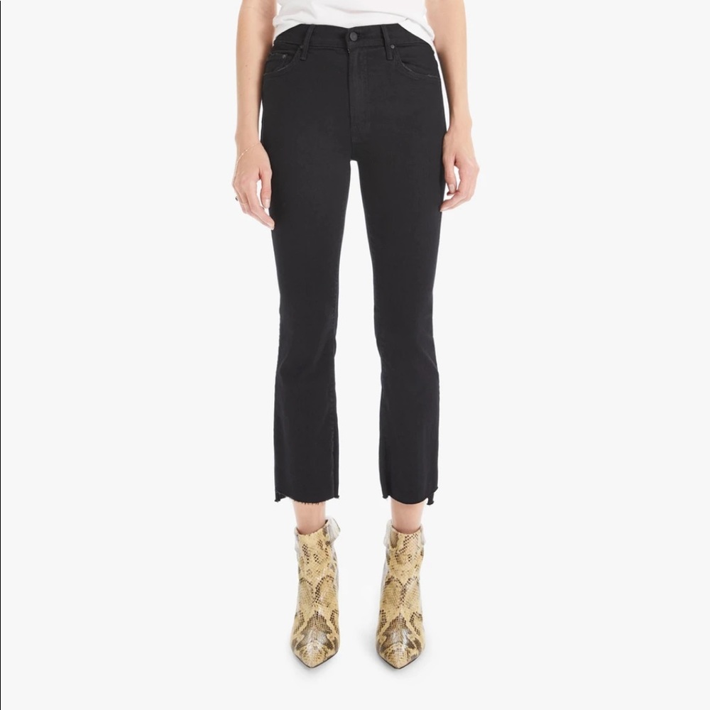 MOTHER Insider Crop Step Fray